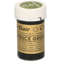 Sugarflair Gelová barva Spruce Green 25 g