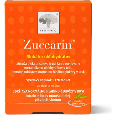 New Nordic ZUCCARIN 120 tablet – Hledejceny.cz