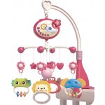 Majlo Toys Kolotoč nad postýlku Music Mobile růžový – Zboží Dáma