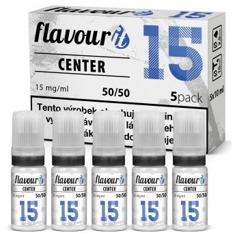 Flavourit CENTER PG50/VG50 15mg 5x10ml