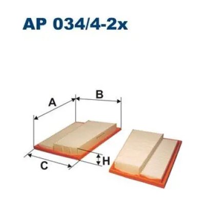 FILTRON Vzduchový filtr AP 034/4-2x – Hledejceny.cz