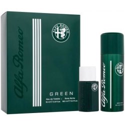 Alfa Romeo Green : EDT 15 ml + tělový sprej 150 ml