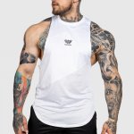 Aesthetics tréninkové tílko Iron Gym Tank bílé – Sleviste.cz