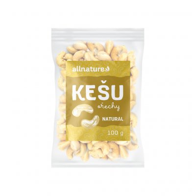 Allnature Kešu jádra 100 g – Zbozi.Blesk.cz