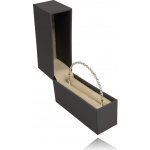 Šperky Eshop Šedá krabička na pevný náramek s krémovým polštářkem Y31.16 – Sleviste.cz