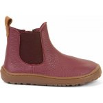 Froddo Barefoot kotníkové boty Chelsea vínové – Zboží Mobilmania