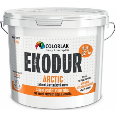 Colorlak EKODUR ARCTIC 5 kg E0502 bílá – Zboží Mobilmania