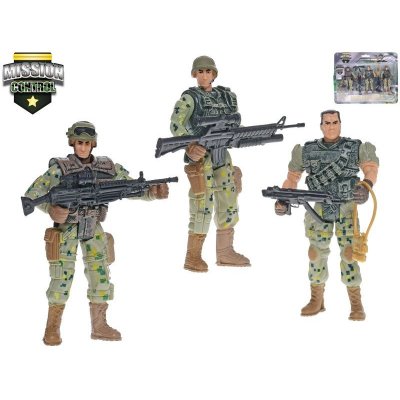 Mission Control voják 10cm se zbraní 3ks v krabičce – Sleviste.cz