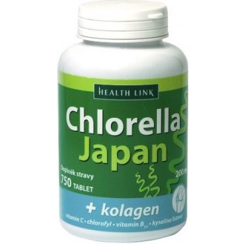 Health Link Chlorella Japan + kolagen 750 tablet