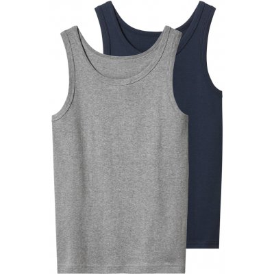 esmara chlapecký nátělník 2 kusy šedá / navy modrá – Zboží Mobilmania