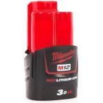 Milwaukee M12 B3 (3,0Ah akumulátor) – Zboží Mobilmania