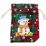 Nefertitis Sáček jutový Sněhulák NF58972 - 10 x 14 cm – Zboží Živě