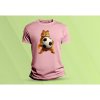Dětské tričko Sandratex dětské bavlněné tričko Garfield., růžová
