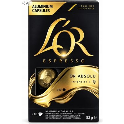 L'OR Hlinikove Kapsle Espresso Or Absolu Do Nespresso 10 ks – Hledejceny.cz