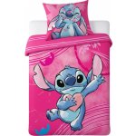Faro Povlečení do postýlky Lilo and Stitch pink 100 x 135 cm 40 x 60 cm – Hledejceny.cz