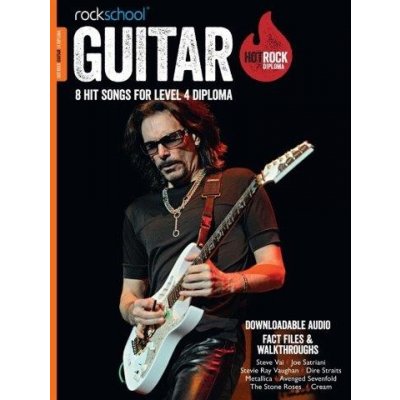 Rockschool Hot Rock Guitar Level 4 Diploma noty tabulatury na kytaru + audio – Zboží Mobilmania