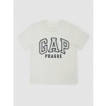 Baby tričko Gap Prague Unisex bílá – Zboží Dáma