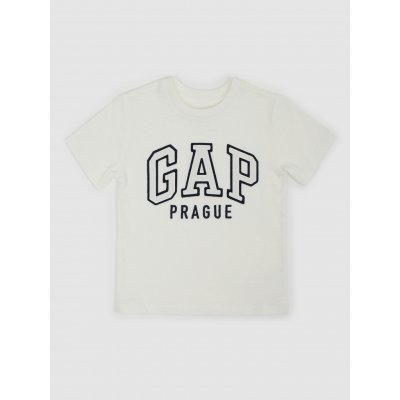 Baby tričko Gap Prague Unisex bílá – Zboží Dáma
