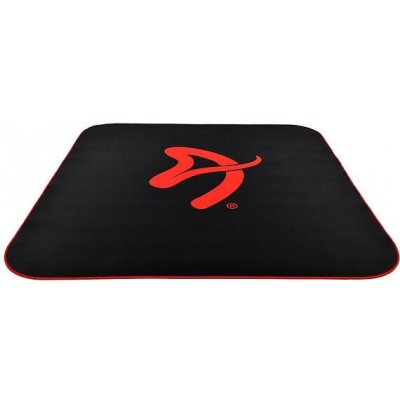 AROZZI Zona Quattro Black Red/ ochranná podložka na podlahu/ 116 x 116 cm/ černá s červeným logem (AZ-ZONA-QTRO-BKRD) – Zboží Mobilmania