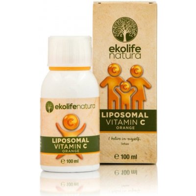 Ekolife Natura Liposomal Vitamin C 500 mg 100 ml Pomeranč
