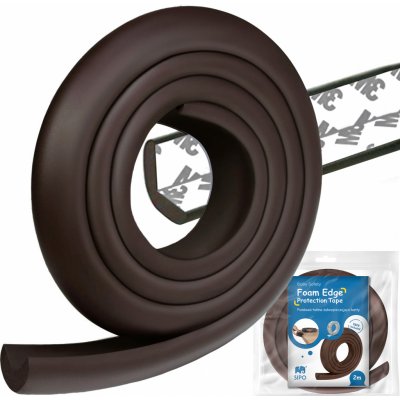 Sipo Pěnová páska na ochranu rohů a hran nábytku 2 m hnědá – Zboží Dáma