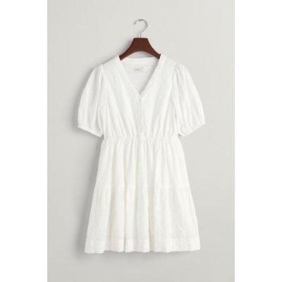 Gant Broderie Anglaise Dress bílá