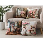 Xpose VENKOV digitální tisk 4 ks Bavlna 43 x 43 cm – Zboží Dáma