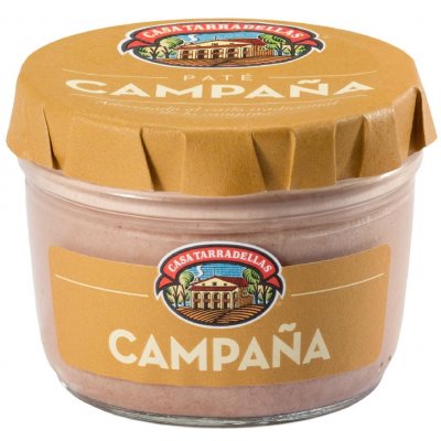 Casa Tarradellas CAMPAŇA Paštika vepřová játrová 125 g – Zboží Dáma