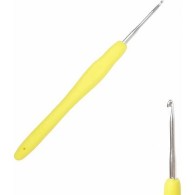 Háček s pogumovanou ručkou 2,5mm žlutý – Hledejceny.cz
