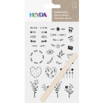 HEYDA Propisoty 10 x 19 cm ornamenty černé – Hledejceny.cz