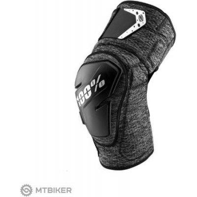 100% Fortis Knee Guard Grey Heather/Black – Zboží Dáma