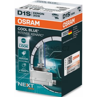 Xenónová lampa D1S Osram Cool Blue Intense Xenarc Next Generation 6200K – Zbozi.Blesk.cz