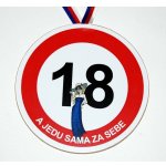Jirka Medaile k 18. narozeninám pro ženu originální dárek k plnoletosti – Zboží Dáma
