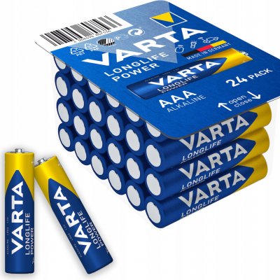 Varta Longlife AAA 24ks 4103301124 – Zbozi.Blesk.cz