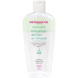 Dermacol Cannabis Micellar Water Dvoufázová micelární voda s konopným olejem 200 ml