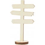 HobbyFun Dřevěný rozcestník 8x5cm – Sleviste.cz