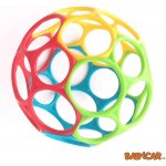 Bright Starts Hračka OBALL 10 cm žlutá/zelená/modrá/červená – Zboží Mobilmania