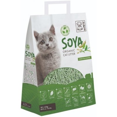 M-Pets Stelivo sojové se zeleným čajem 15 l – Sleviste.cz