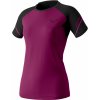 Dámské sportovní tričko Dynafit Alpine Pro S/S tee W black out / beet red