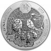 BH Mayer Kunstprageanstalt GmbH Mince Rwanda Stříbro lunární rok Prasete 1 oz