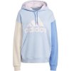 Dámská mikina adidas Essentials Big Logo Oversized French Terry Hoodie IC9870 Modrá