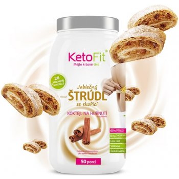 KetoFit Espresso proteinový koktejl 1260 g - lehká péče