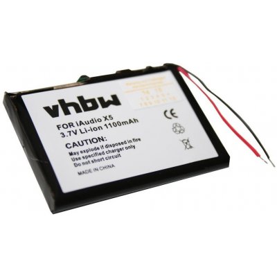 VHBW Baterie pro Cowon iAudio X5 / M3 / M5, 1100 mAh - neoriginální – Hledejceny.cz
