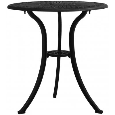 OMAXI 205839 Zahradní stůl černý 62 x 62 x 65 cm litý hliník – Hledejceny.cz