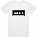 Oasis tričko Decca Logo Unisex white – Zboží Mobilmania