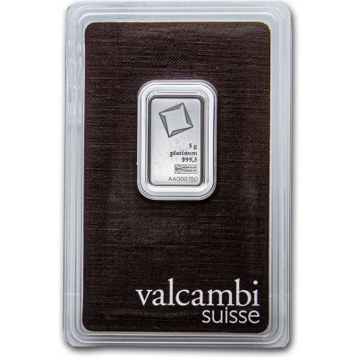 Valcambi platinová cihla 5 g – Zboží Dáma
