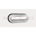 poziční světlo LED oválné bílé (126x51 mm) s reflektorem, s držákem vzadu – Hledejceny.cz