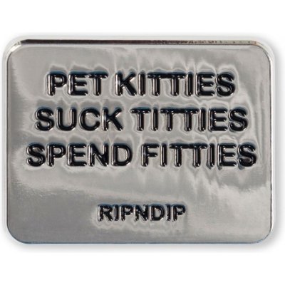 Ripndip ODZNÁČEK PET KITTIES šedá 550912 – Zboží Dáma