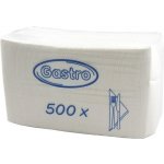 Gastro ubrousky papírové 1V 500ks bílé 33x33cm – Zboží Dáma
