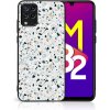 Pouzdro a kryt na mobilní telefon Samsung PROTEMIO 71424 MY ART Ochranný kryt pre Samsung Galaxy M33 5G GREY TERRAZZO (163)